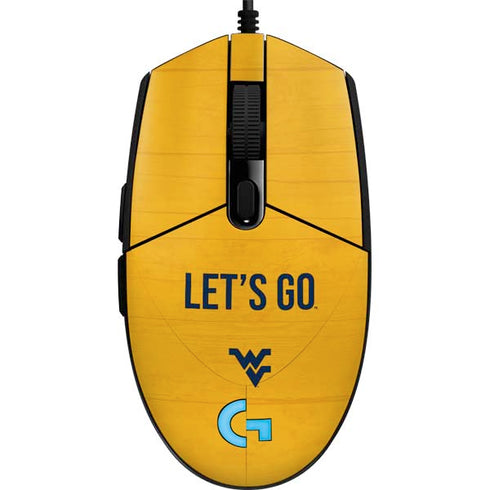 West Virginia University Mountaineers G203 Prodigy RGB Wired Gaming Mouse Skin